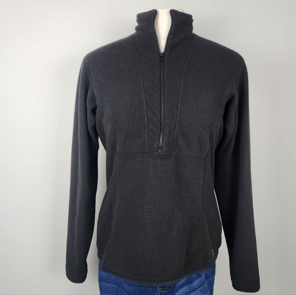 Arc'teryx Tops - Vintage Arcteryx Black Polartec Half Zip Size Medium
